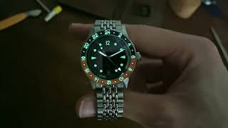 Baltic Aquascaphe GMT Lume [upl. by Imoan]