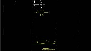 como se restan fracciones heterogeneas restadefracciones fracciones 23 [upl. by Los]