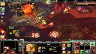 Warcraft 3 Frozen Throne Blood Elves Campaign Mission 5Gates of the Abyss Hard [upl. by Lunt]