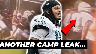 Eagles Milton Williams CRYPTIC Message 😳 Shon Stephens INT Camp Leak 😤 Dean Must Ball Out [upl. by Connolly]