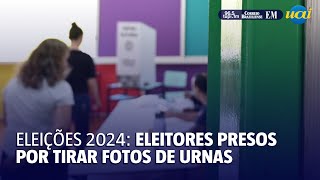 Eleitores são presos por tirar fotos de urnas [upl. by Alleon609]