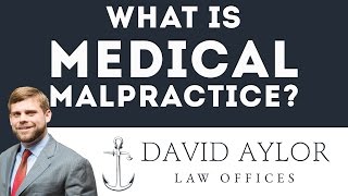 What is Considered Medical Malpractice in SC  843 5775530 Attorney David Aylor [upl. by Maghutte400]