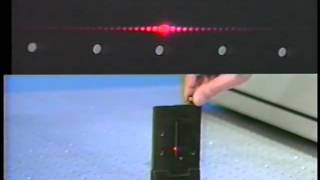 Optics Fraunhofer diffraction  adjustable slit  MIT Video Demonstrations in Lasers and Optics [upl. by Hervey]