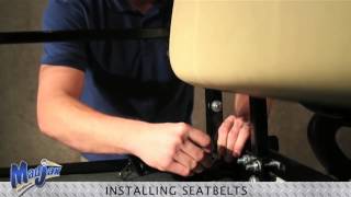 Seat Belt  How to Install Video  Madjax® Golf Cart Accessories [upl. by Feodor]