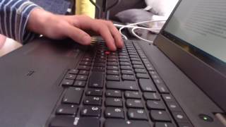 ASMR  Typing on my Thinkpad laptop Keyboard no talking [upl. by Holden]