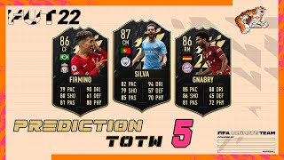 FIFA 22 Predictions Team of the Week 5 [upl. by Clarinda]