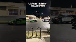 Cops harass Lambo owner lamborghini svj shorts cars [upl. by Ursola135]