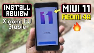 MIUI 11 for Redmi 4a  Install amp Review  Xiaomi EU Stable Bulid 🔥 Android 9 [upl. by Marj387]