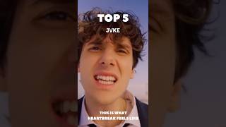 TOP 5 JVKE SONGS  shorts jvke top5 music [upl. by Ykcor196]