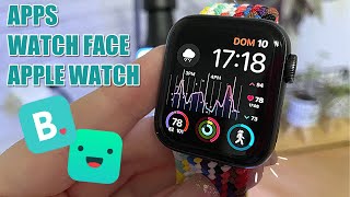 COMO BAIXAR NOVOS MOSTRADORES NO APPLE WATCH  Apps grátis para instalar watchfaces Apple Watch [upl. by Enirolf]