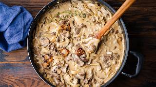 Beef Stroganoff  The Most Comforting Cold Weather Dish [upl. by Rudie]