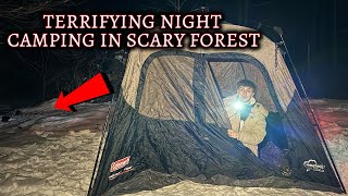 TERRIFYING CAMPING TRIP GONE HORRIBLY WRONG  WE WERE NOT ALONE IN THIS FOREST DANGEROUS [upl. by Aplihs]