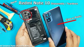 Redmi Note 10 Disassembly  Teardown  How to Open Redmi Note 10Note 10 Pro amp 10 Pro Max Back Panel [upl. by Casar]