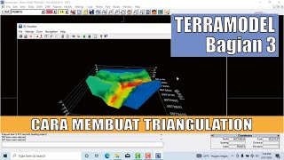 Cara membuat triangulation  belajar terramodel bagian 3 [upl. by Charpentier]