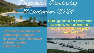 Dagteksten amp Gebed Donderdag 19 September 2024 [upl. by Niraj]