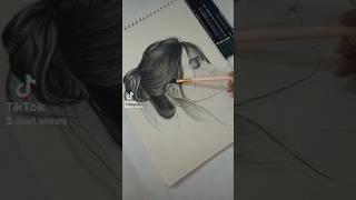 Graphite portrait drawing by Loomis method😍shortvideo graphitedrawing portraitdrawingshortfeed [upl. by Culver]