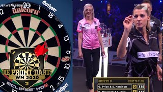 Gruppe B Sarah Harrison amp Gerwyn Price vs Fallon Sherrock amp Luca Toni  Promi Darts WM  ProSieben [upl. by Ylurt]