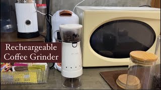 Simplus Coffee Grinder Review Recheargeable and Portable [upl. by Gnuhp876]