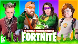 Ninja Turtles Cowabunga Quests Family Squads in Fortnite [upl. by Nonnad]