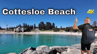 Perth City  Cottesloe Beach  Perth  Australia 4K Walking Tour [upl. by Naitirb]