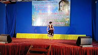 Sawaar Loo by Girija  Durga Puja Dance Competition 2024 [upl. by Agee]