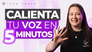 5 MINUTOS DE VOCALIZACIÓN  LIMPIA TU VOZ ANTES DE CANTAR  EJERCICIOS DE CALENTAMIENTO VOCAL [upl. by Adroj]