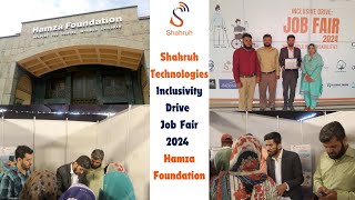 Shahruh Technologies at Hamza Foundations Job Fair Inclusivity Drive  Empowering Talent [upl. by Nylteak200]