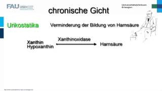 Pharmakologie ─ Behandlung der Gicht [upl. by Simonsen]