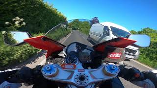 Aprilia RSV4 SC Project CRT  Pure Noise Ride [upl. by Vitkun]