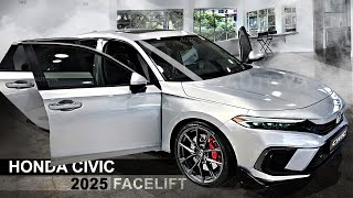 New Honda Civic 2025 Facelift  FIRST LOOK at Refreshed amp PlugIn Hybrid Civic [upl. by Omsare]