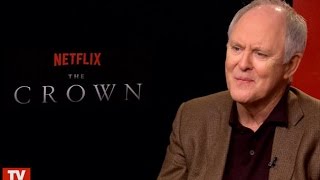 The Crowns John Lithgow Was Shocked to Be Cast as Winston Churchill [upl. by Nautna]