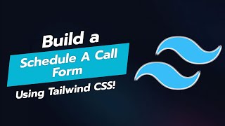 📅 Build a Schedule a Call Form UI Component with Tailwind CSS 📞 [upl. by Ramedlav]