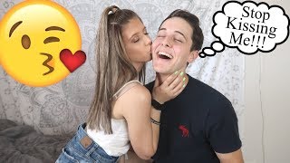 KISSING My Boyfriend EVERY Time He Blinks Prank [upl. by Dyoll]