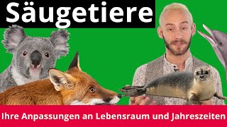 Säugetiere Anpassung an Lebensraum und Jahreszeit – Biologie  Duden Learnattack [upl. by Gelhar522]