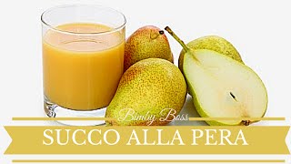 Succo di Frutta alla Pera  Bimby TM6  TM5 TM31  Thermomix [upl. by Torras]