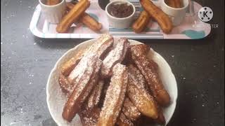 Recette churros facile et RAPIDE à faire ✨ By NourCook [upl. by Rogerg]