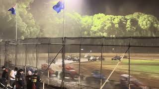 Wingless Sprint 50 lap feature at Kingaroy Speedway 9112024 [upl. by Eetak68]