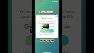 Bypass Failed to Sign In Page in pokemongo [upl. by Helbonnas]