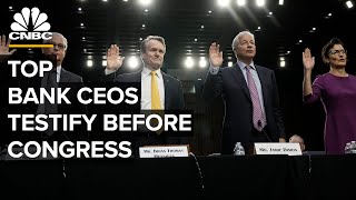 Big bank CEOs testify before Congress at oversight of Wall Street firms hearing — 12623 [upl. by Niwre235]