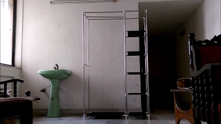 Portable Wardrobe Assembly [upl. by Ecnaled]