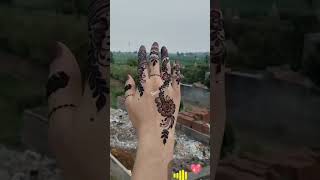 Easy mehndi designs for back hands for beginners 😱viralvideo shorts [upl. by Guy]