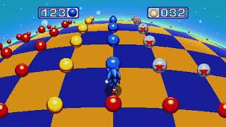 Sonic Mania  Blue Sphere Stage 155 Spheres amp 064 Rings Gold Medallion [upl. by Ancilin754]