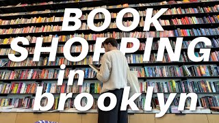 book shopping in brooklyn and book haul [upl. by Huntley486]