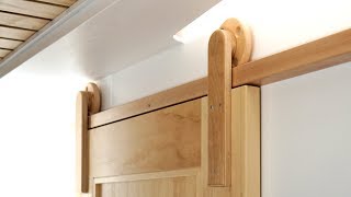 How To Make Wooden Barn Door Hardware [upl. by Enos644]