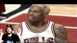 Dennis Rodman highlights Reaction to fights rebounding and Defense Kim Jong un or Shaq whoever [upl. by Thar]