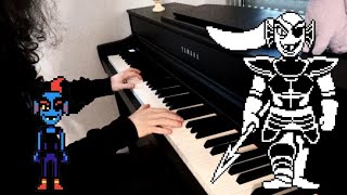 UNDERTALE  SPEAR OF JUSTICE Piano Cover [upl. by Aleahs]