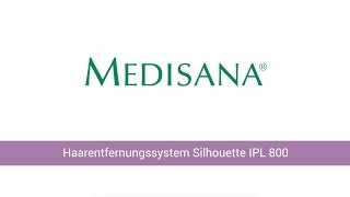 medisana Haarentfernungssystem Silhouette IPL 800 [upl. by Josie456]