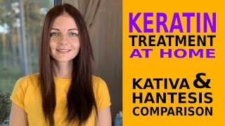 What is keratin treatment and how to apply it at home Kativa and Hantesis comparison [upl. by Valerian736]