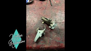 1950s Vintage GE and Hotpoint Inner Door Removal amp Door Latch Repair [upl. by Ynnol]