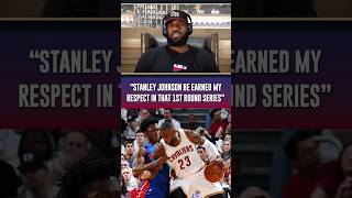 Lebron James gives Stanley Johnson for defending him well in 2016 playoffs detroitpistons nba [upl. by Rahcir957]